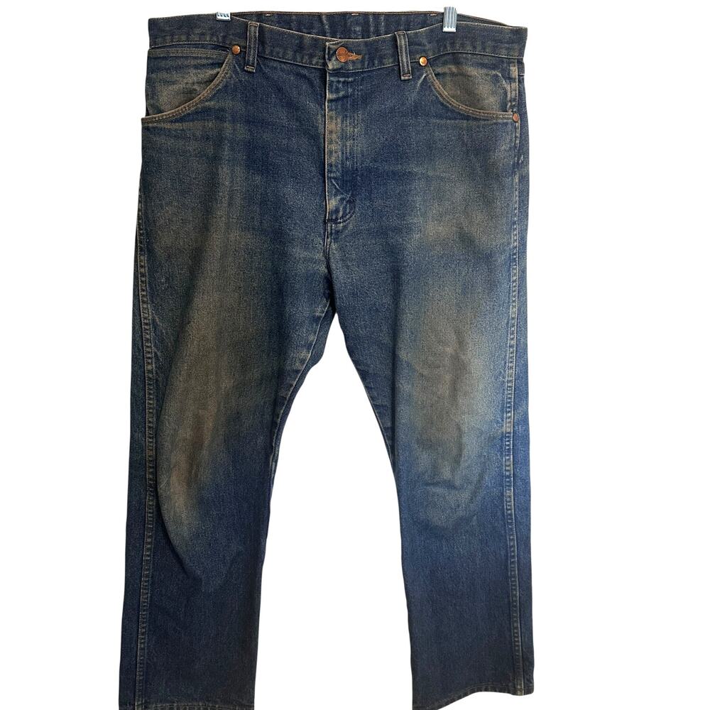 Wrangler Cowboy Cut Jeans Mens Size 36 x 30 Medium Wash Blue 13MWZPW